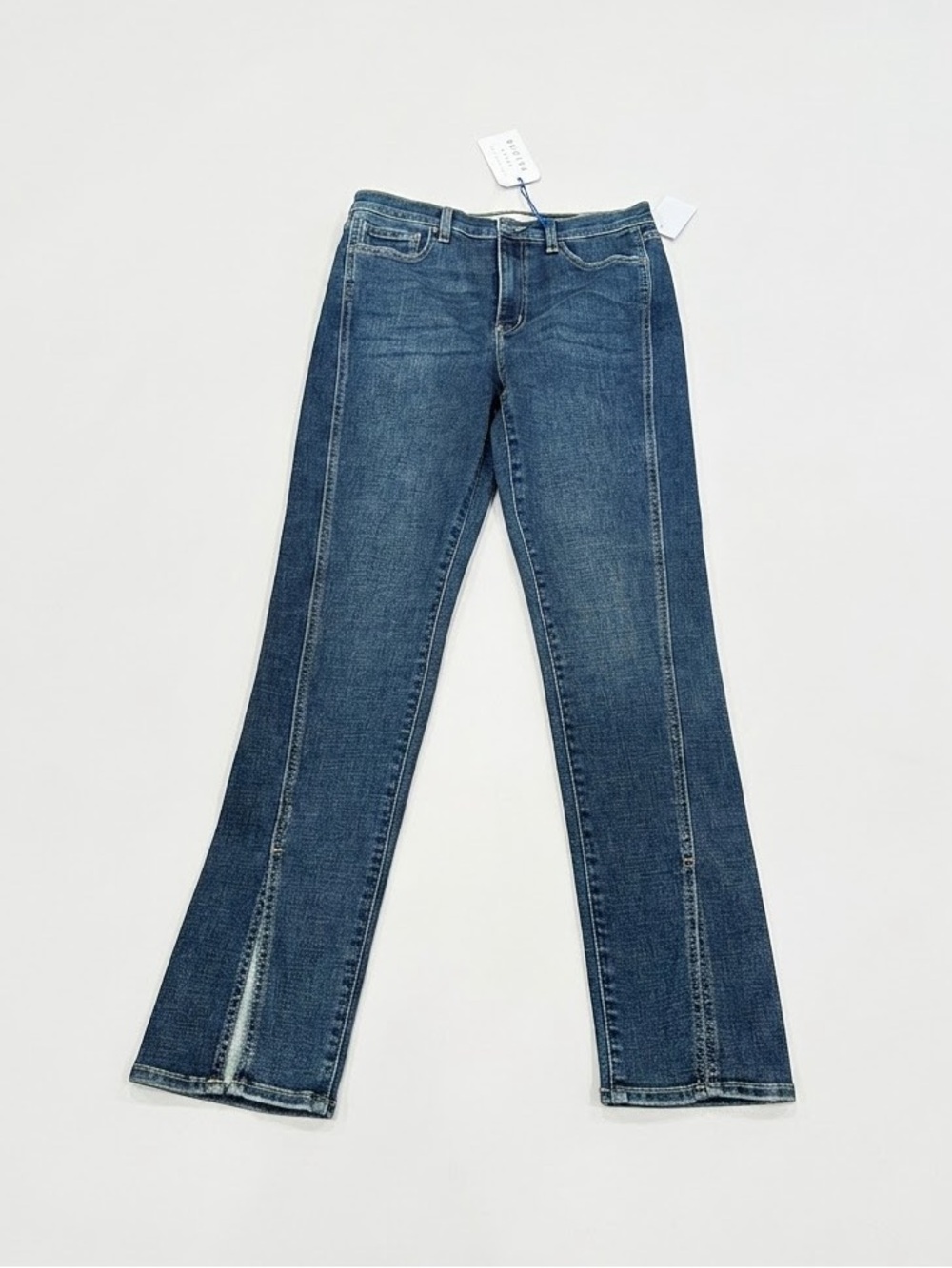 Classic High-Rise Straight Leg Jeans - Blue